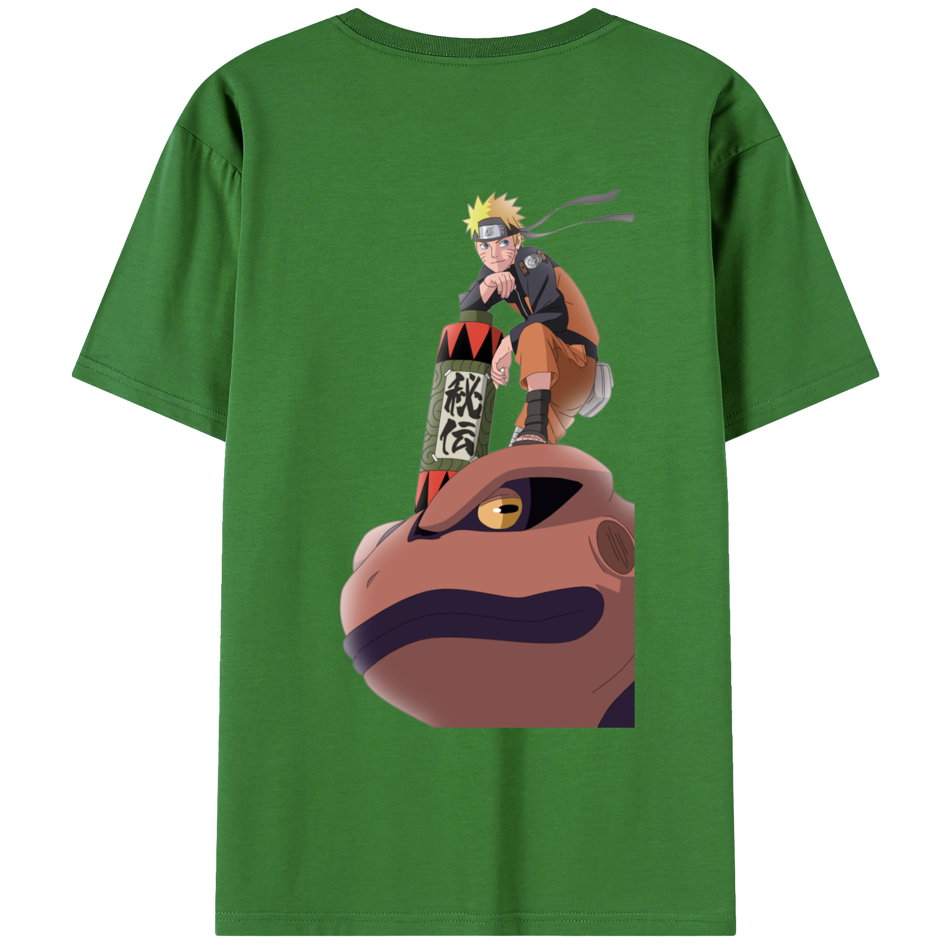 （画像用） NARUTO -ナルト- うずまき ナルト Uzumaki Naruto レディース半袖Tシャツ(バックプリント)